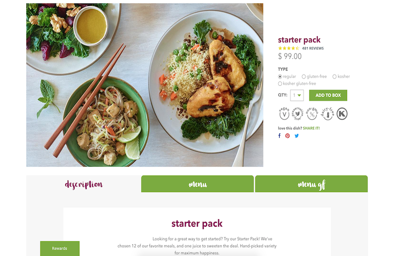 Vegetarian Store screenshot 2